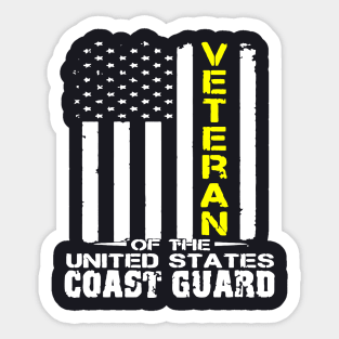 Veteran Of The United States Coast Guard Sticker